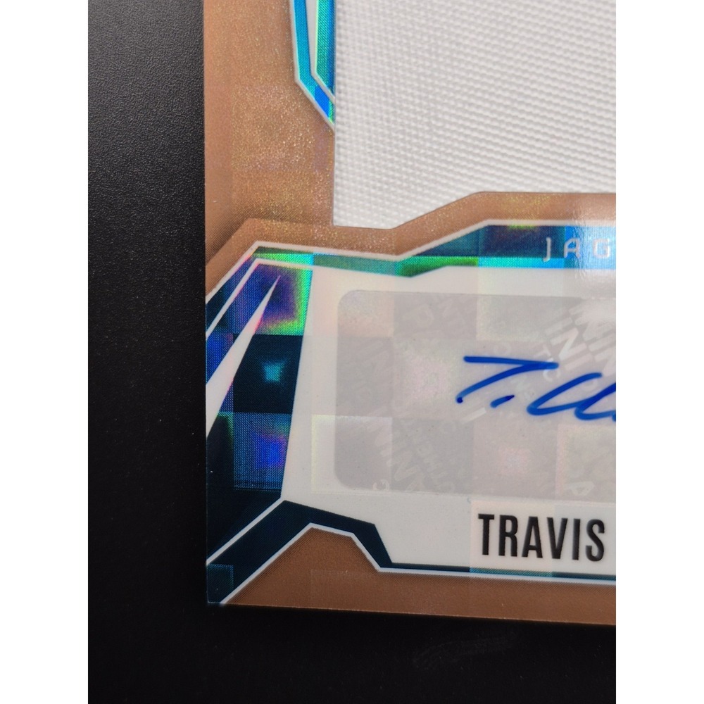 2025 Panini Phoenix Rookie Patch Auto Travis Hunter Bronze Pandora #RPS-THR /199 - Picture 7 of 12